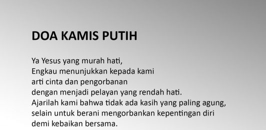 Doa Kamis Putih