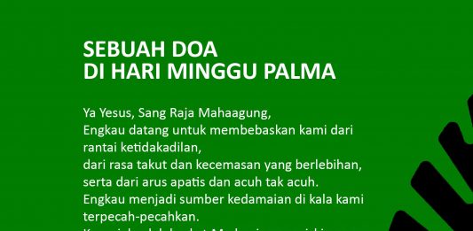 Sebuah Doa di Hari Minggu Palma