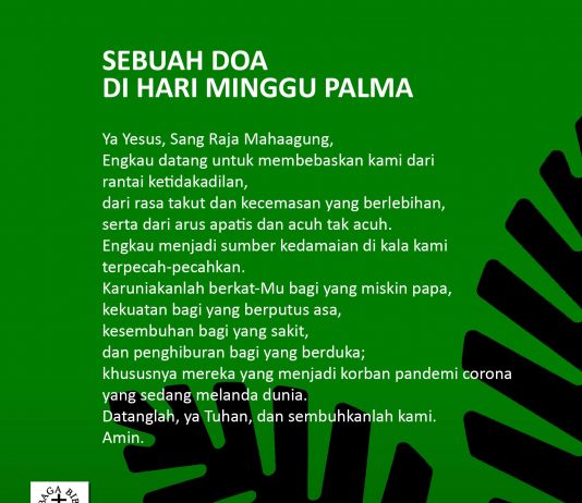 Sebuah Doa di Hari Minggu Palma