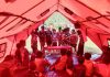Di Tengah Tenda Darurat, Api Injil Tetap Menyala